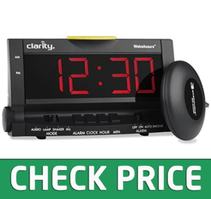 Clarity 600 Wake Assure Alarm Clock With Bed Shaker