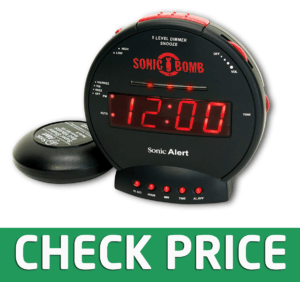 Sonic Alert SBB500SS Sonic Bomb Extra-Loud Dual Alarm Clock